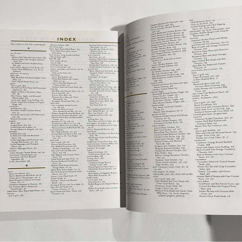 Weber’s Big Book Of Grilling Recipes Cookbook